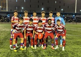 Alineación titular del Granada en el partido de cuartos de final de la Copa del Rey con Las Palmas.