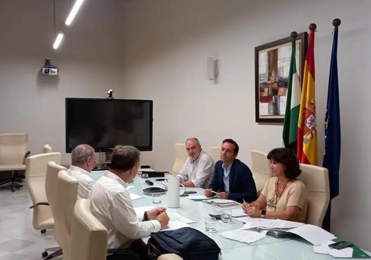 Reunión de la Consejería de Justicia de la Junta de Andalucía con el Consejo Andaluz de Colegios de Abogados.