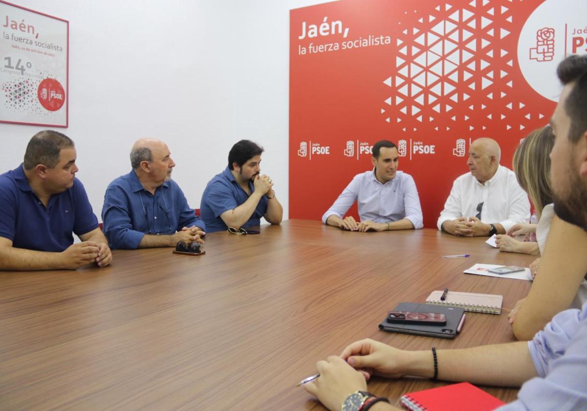 Encuentro mantenido en la sede del PSOE.