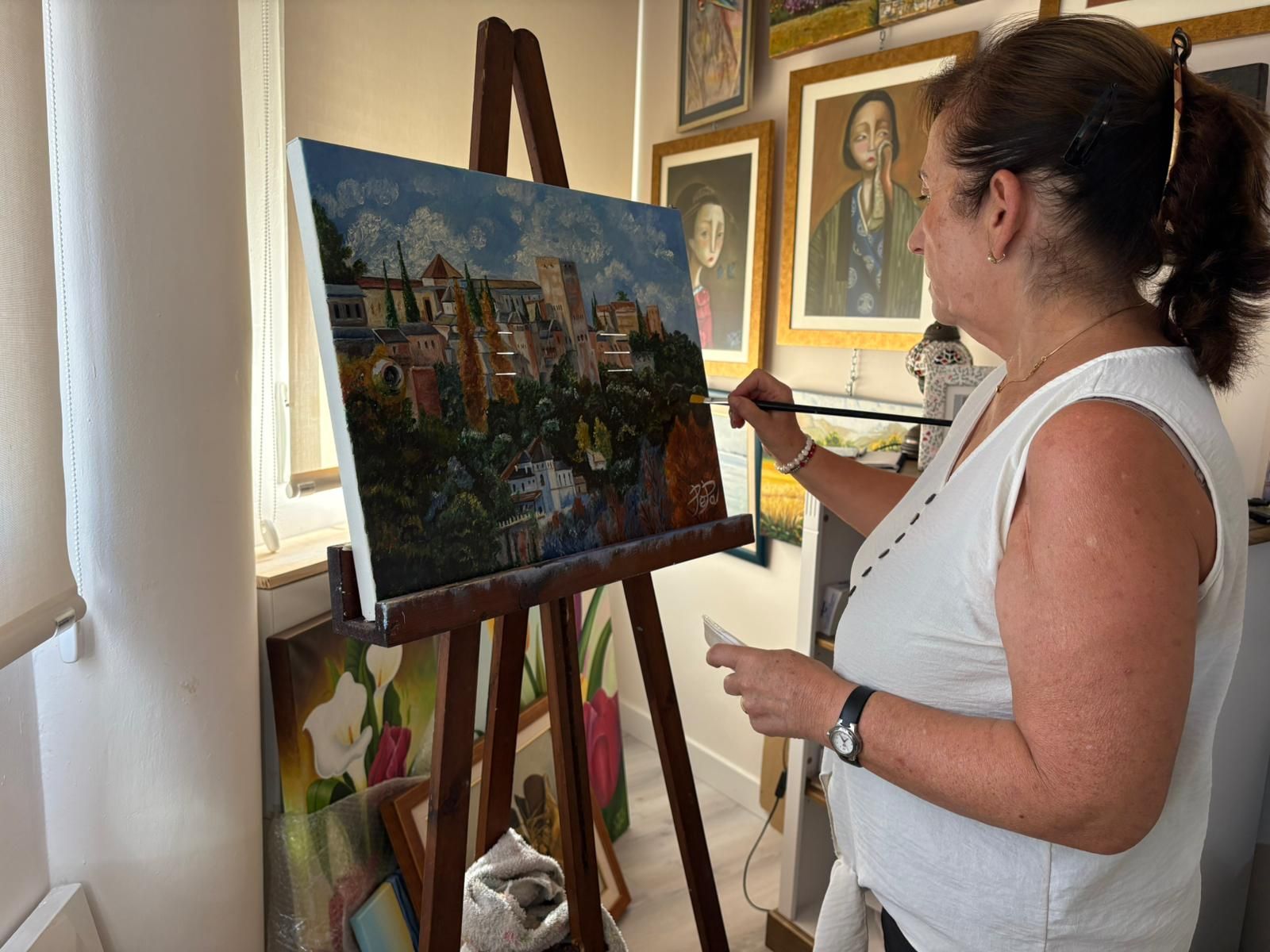 Las obras de arte de Pepa para decorar su pueblo