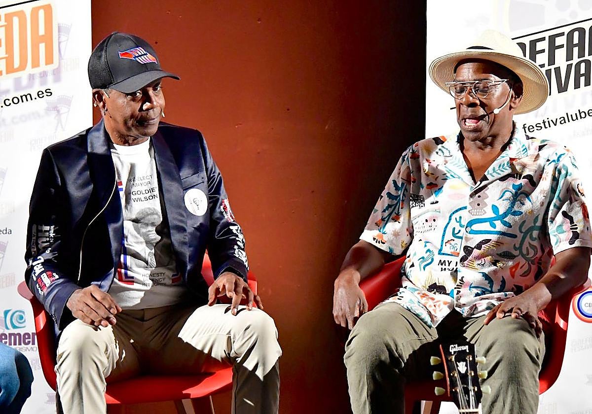 Donald Fullilove y Harry Waters Jr. de 'Regreso al futuro'.