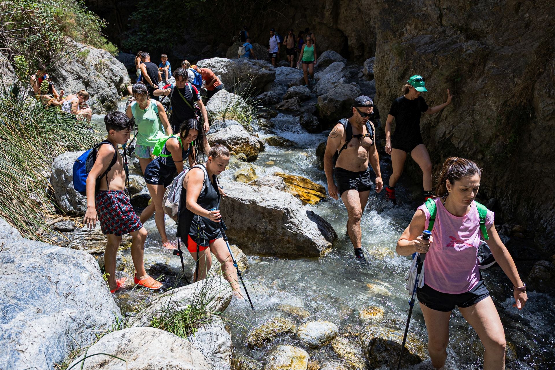 Las imágenes del &#039;atascazo&#039; en la Ruta de los Bolos