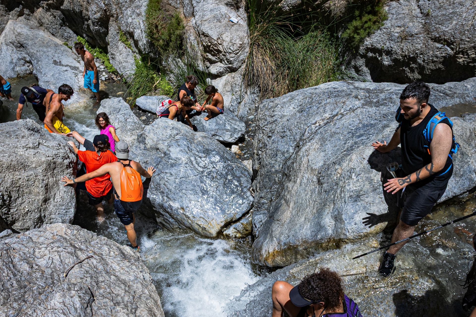 Las imágenes del &#039;atascazo&#039; en la Ruta de los Bolos