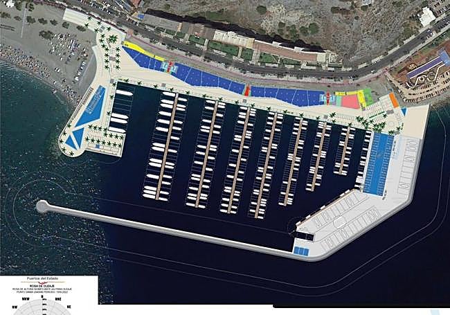 Proyecto del puerto deportivo en Almuñécar.