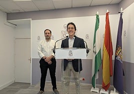 Luis García Millán, en la rueda de prensa.