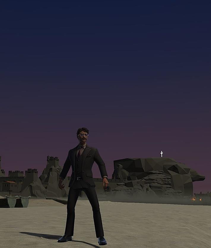 Imagen secundaria 2 - El equipo, con una imagen del videojuego. 