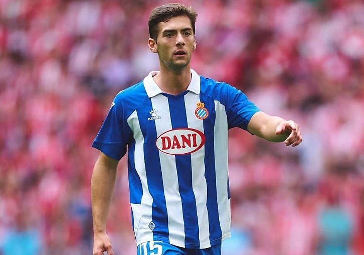 José Gragera, durante un partido de la temporada pasada con el Espanyol.