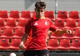 Juanma Lendínez, durante un entrenamiento anterior.