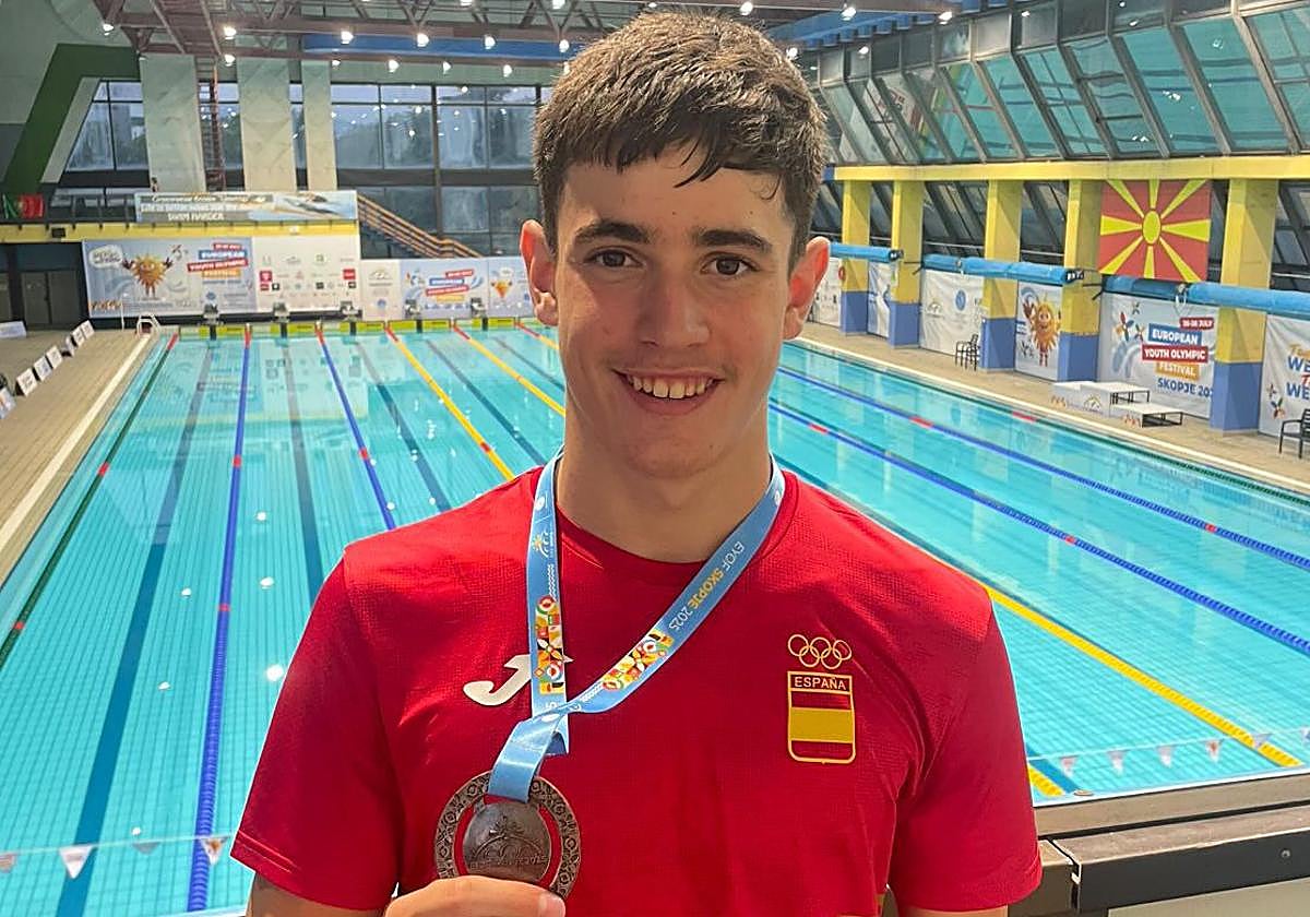 Sergio Villén, medalla de bronce en Macedonia.