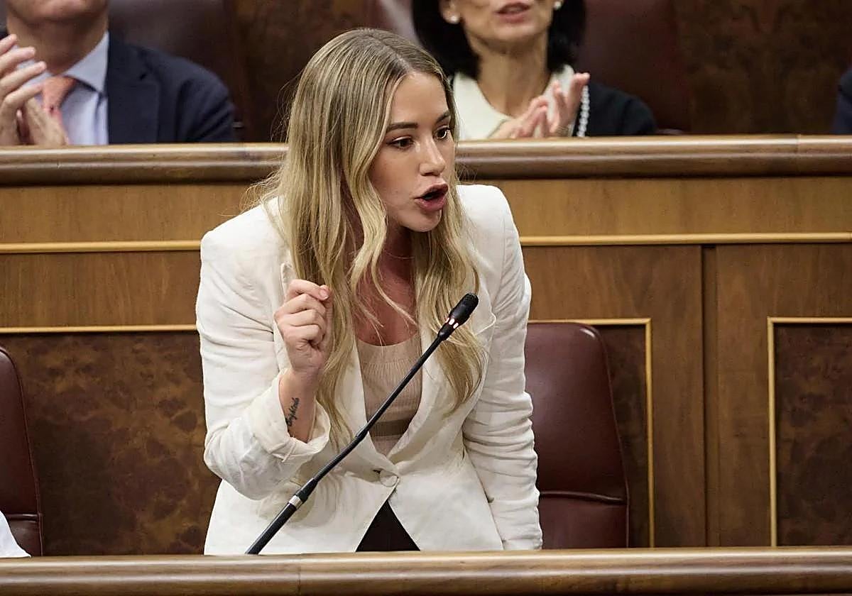 Noelia Núñez, en el Congreso