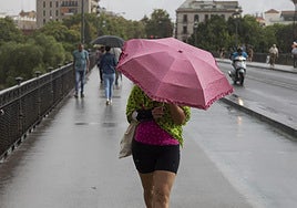 Lluvia en Andalucía.