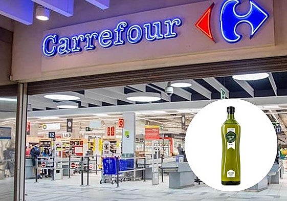 Tienda Carrefour y aceite de oliva virgen extra Dcoop