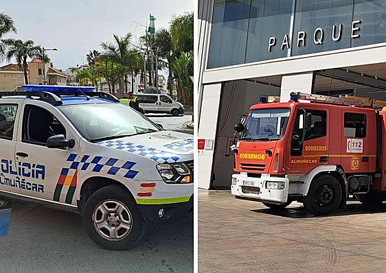 Policía Local y Bomberos de Almuñécar salvan la vida a una mujer de 91 años que permanecía en el suelo desde hacía días