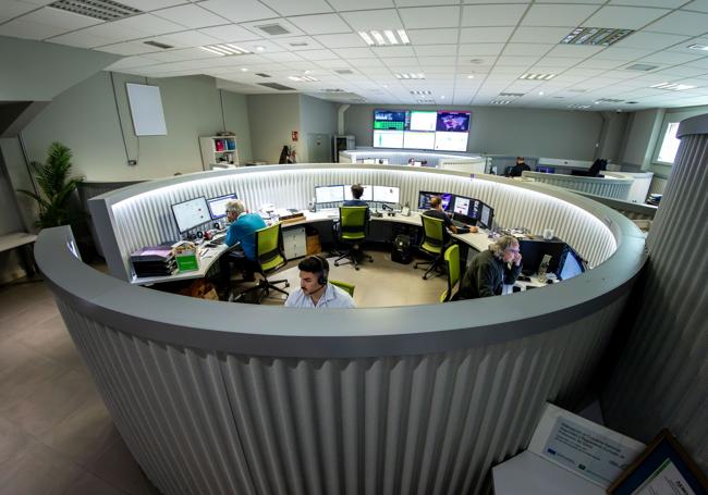 Vista de las oficinas de Trevenque.