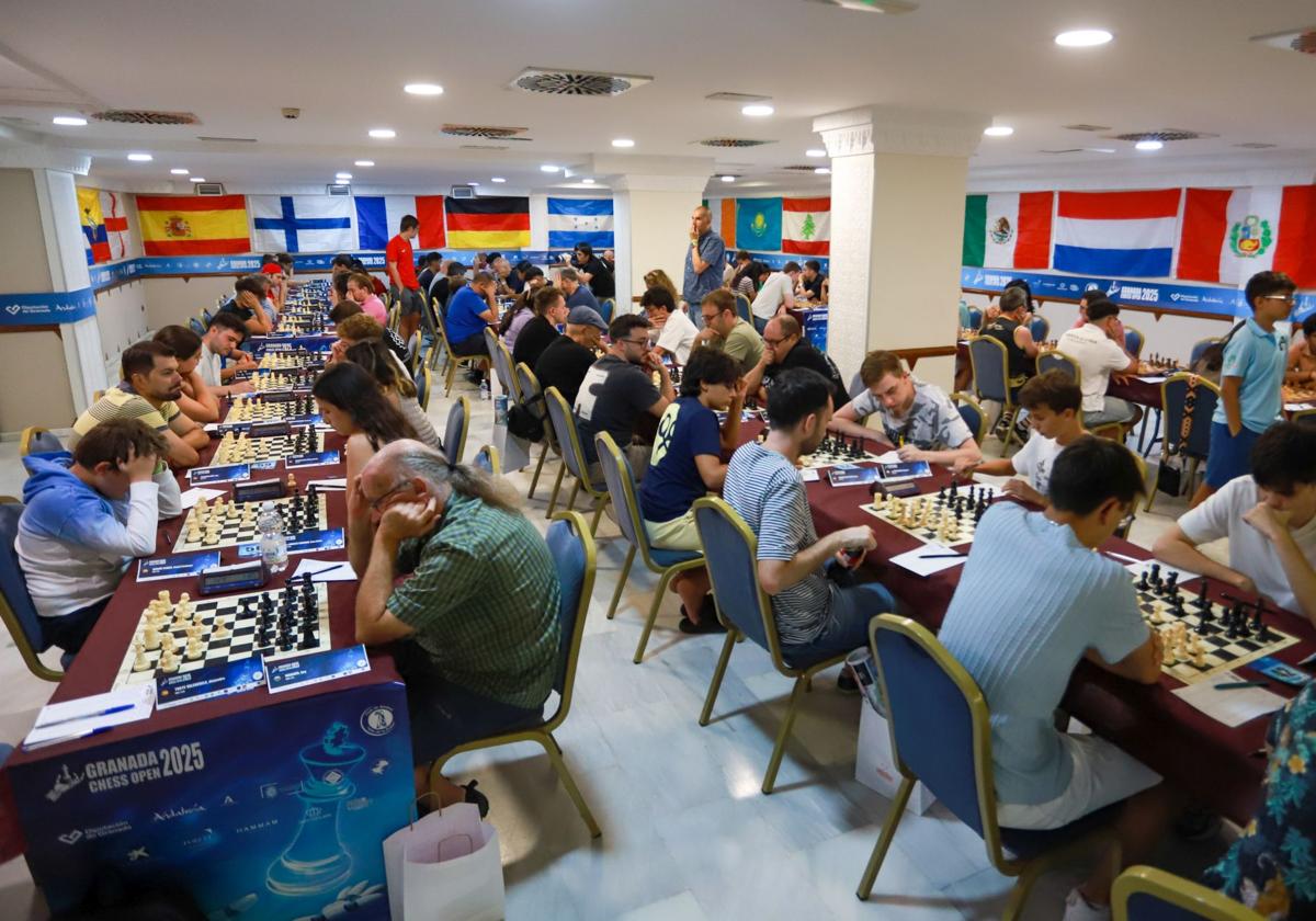Una de las salas de competición del Open Internacional 2025 en la capital.
