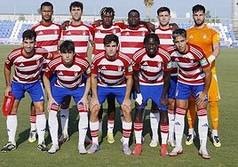 Alineación titular del Granada contra el Catar.