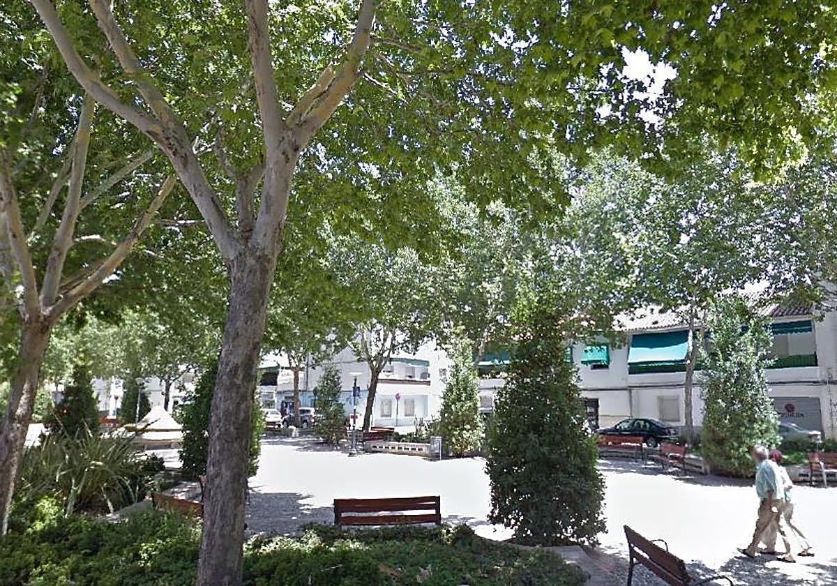 Calle donde se ha producido el incendio.