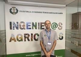 El secretario del Colegio Oficial de Ingenieros Técnicos Agrícolas de Almería,Francisco Portero.