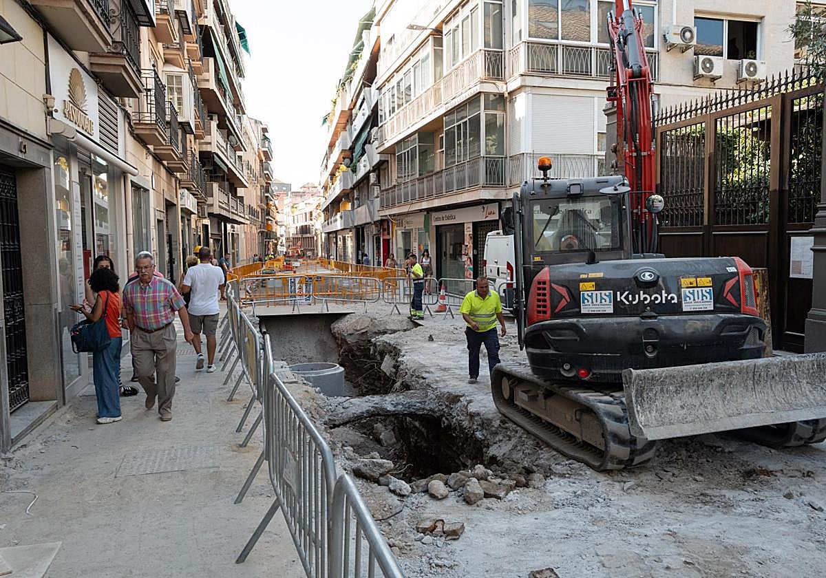 Estado de las obras en San Antón.
