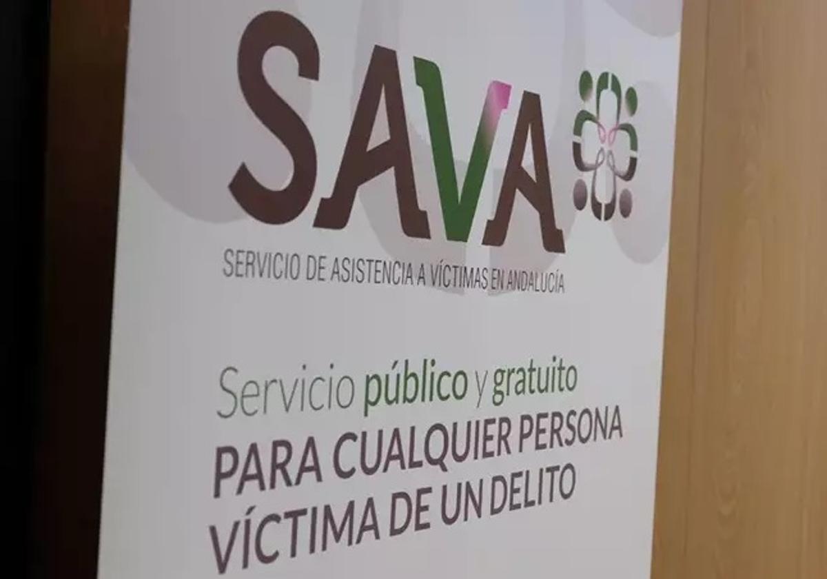 Servicio de Asistencia a Víctimas en Andalucía (SAVA) de la Consejería de Justicia, Administración Local y Función Pública.