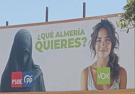 Polémica en Almería: una campaña de Vox asocia a PP y PSOE con la islamización