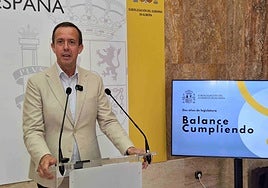 José María Martín, en la Subdelegación del Gobierno.