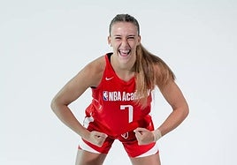 Cristina Sánchez juega el Eurobasket U20.