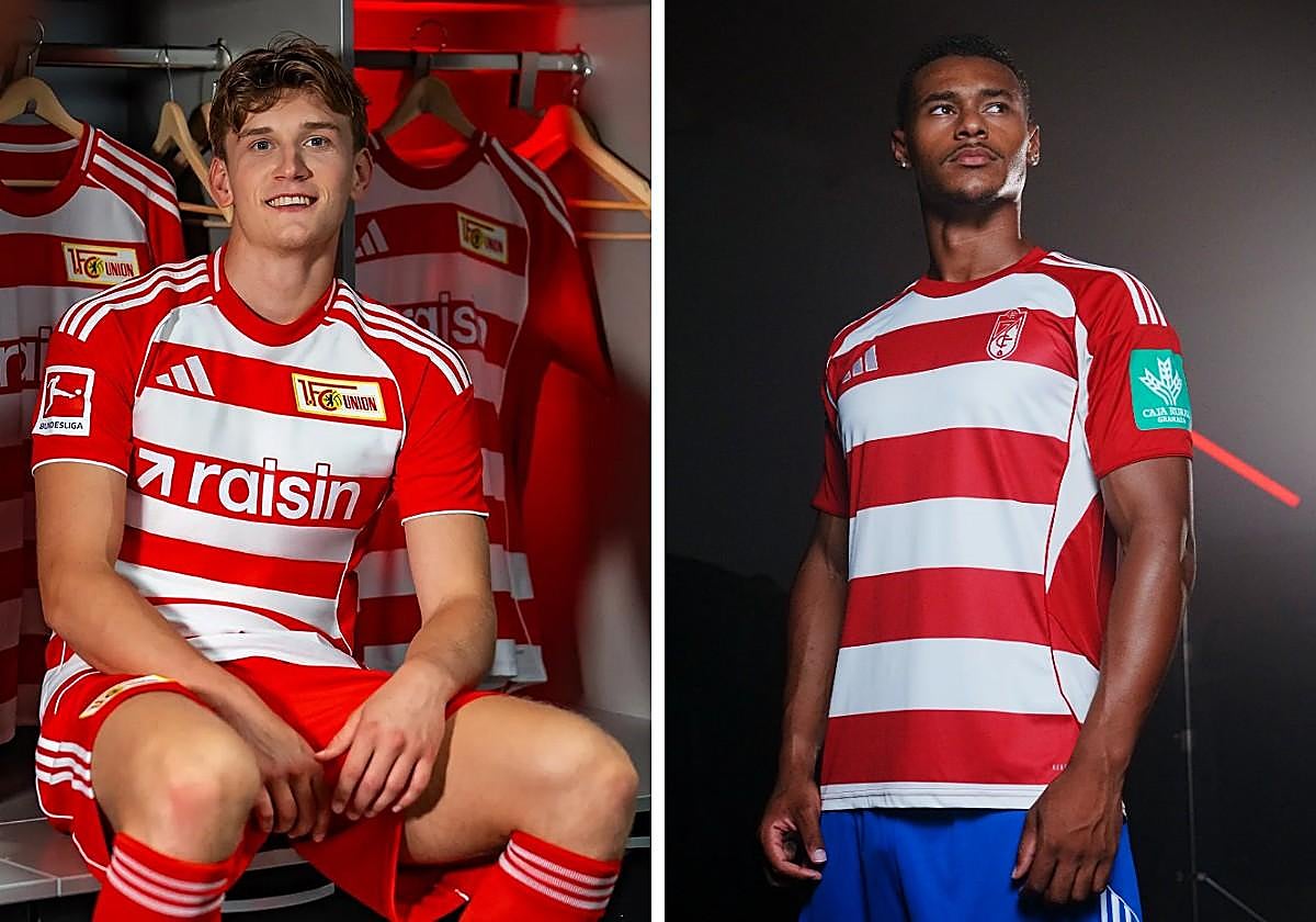 Camisetas del Union Berlín y Granada para el curso 25/26.