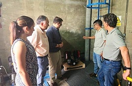 Acaban las obras de instalación de los grupos de presión en el casco cantiguo de Salobreña