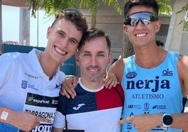 Daniel Chamosa, Jacinto Garzón y José Manuel Pérez.