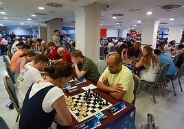Un instante de la jornada inaugural del Open internacional.