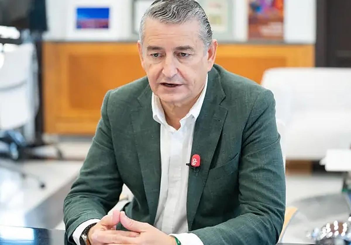 El consejero andaluz de la Presidencia, Interior, Diálogo Social y Simplificación Administrativa, Antonio Sanz.
