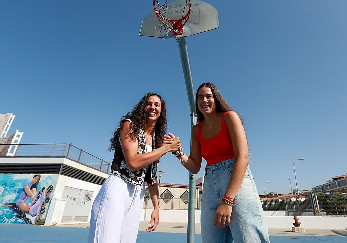 Marina Gea (i) y Marta Morales debutarán como rivales la próxima temporada en la LF Endesa.