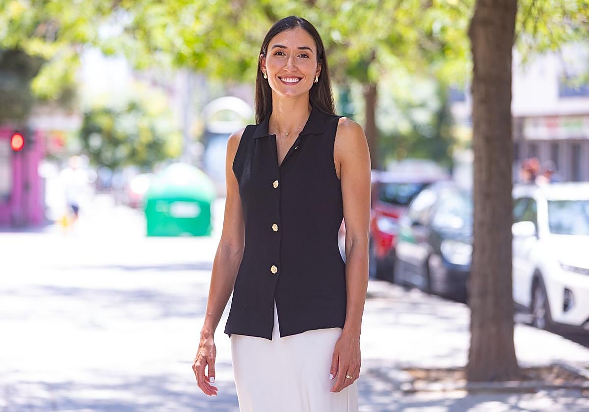 Belén Arrojo, en una reciente visita a Granada.