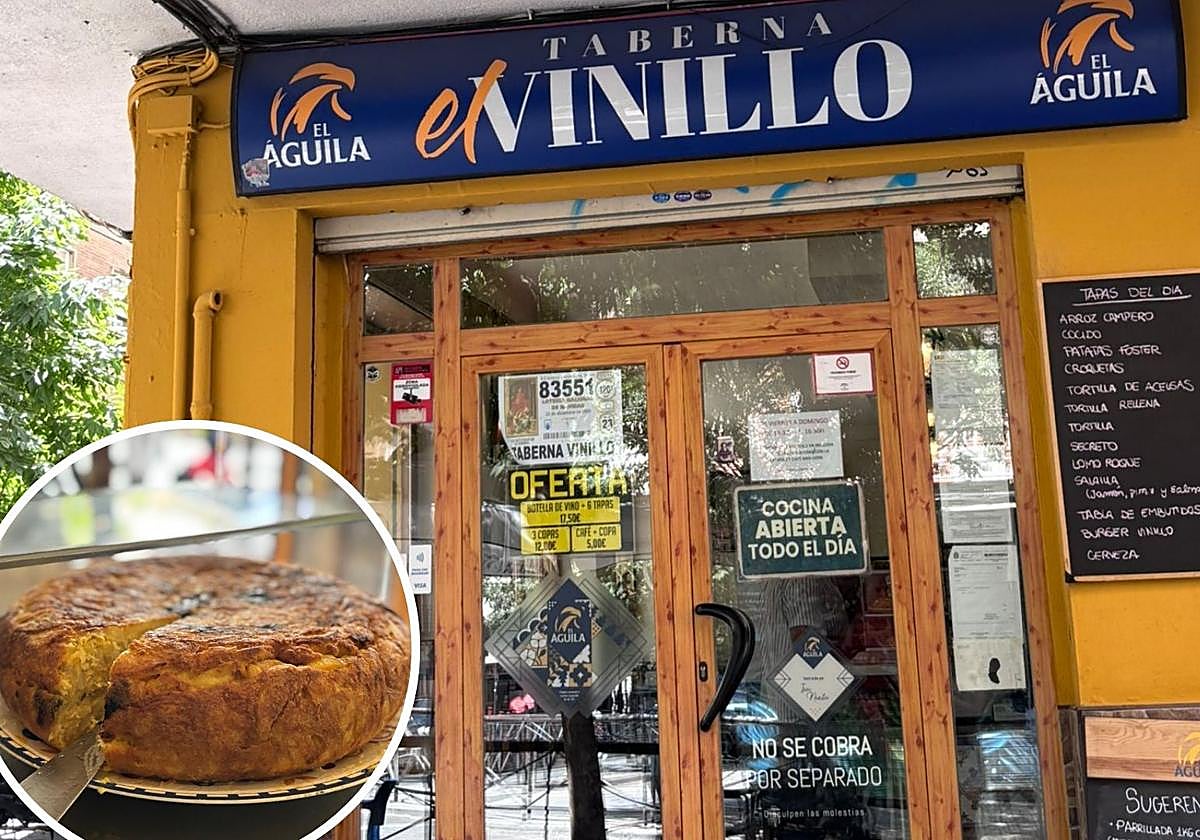 Fachada de la Taberna El Vinillo.