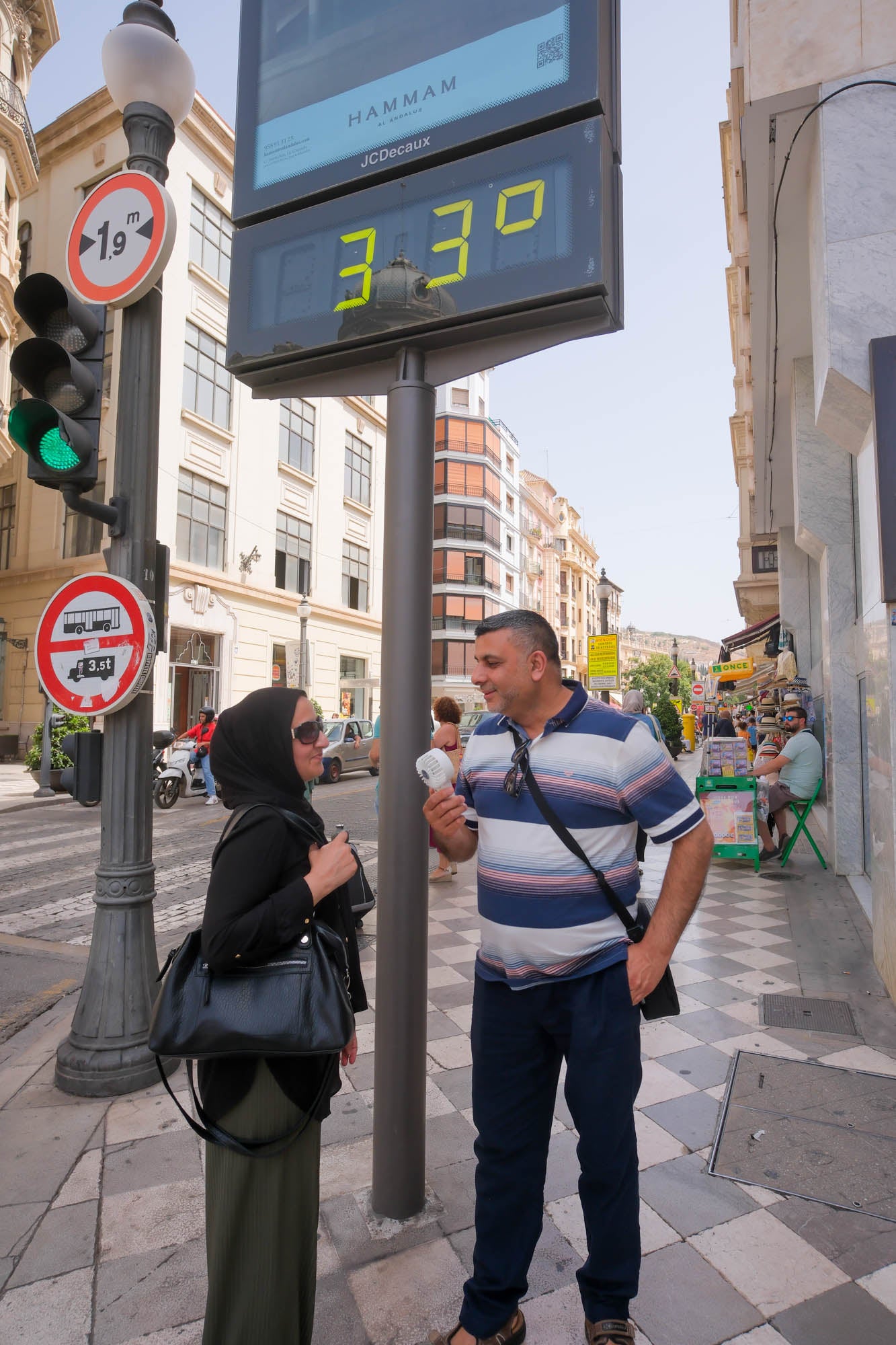 El calor hace estragos en Granada