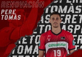 Confirmación de la renovación de Pere Tomàs.