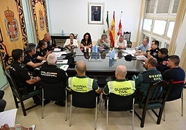 Reunión de la Junta Local de Seguridad.