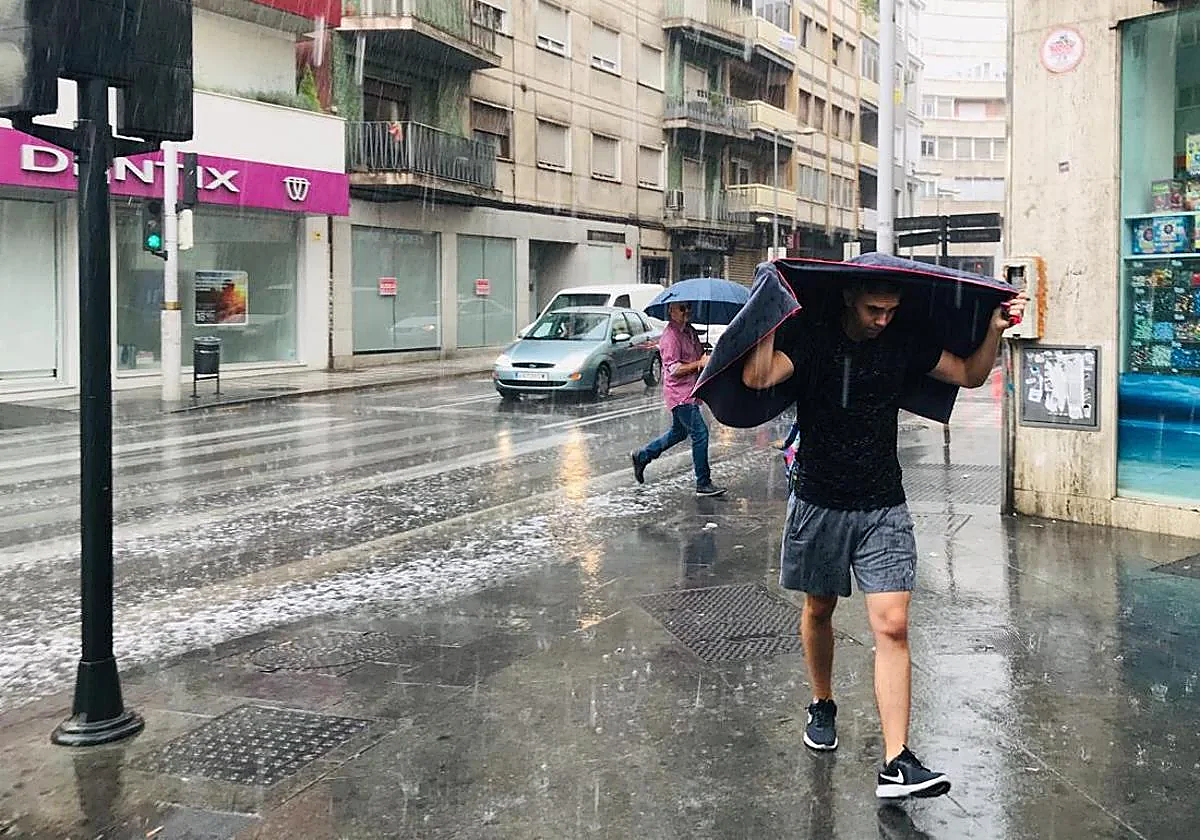 Tormentas y lluvia en Andalucía.