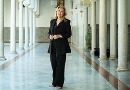 Carolina España, recientemente en el Parlamento de Andalucía.