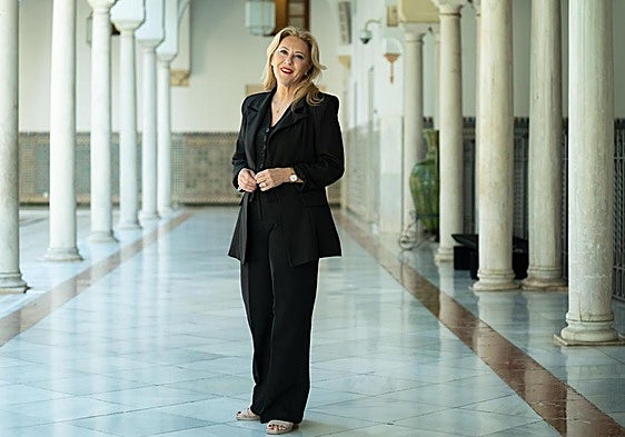 Carolina España, recientemente en el Parlamento de Andalucía.