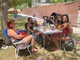 Así capean los jinenses el calor extremo