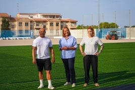 Las obras del Campo de fútbol 'Hermanos Callejón' entran en su fase final