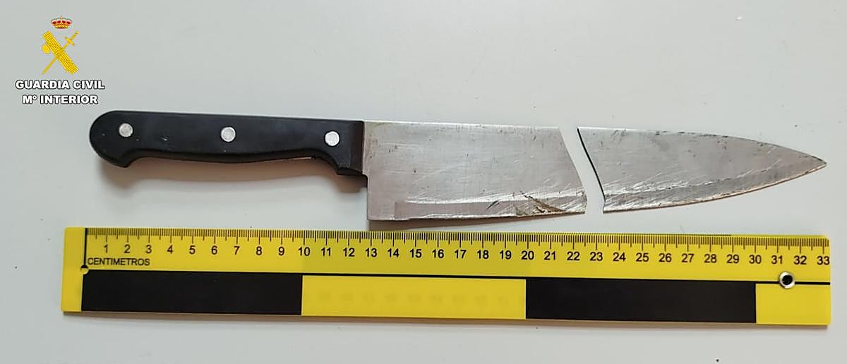 El cuchillo que empleó.