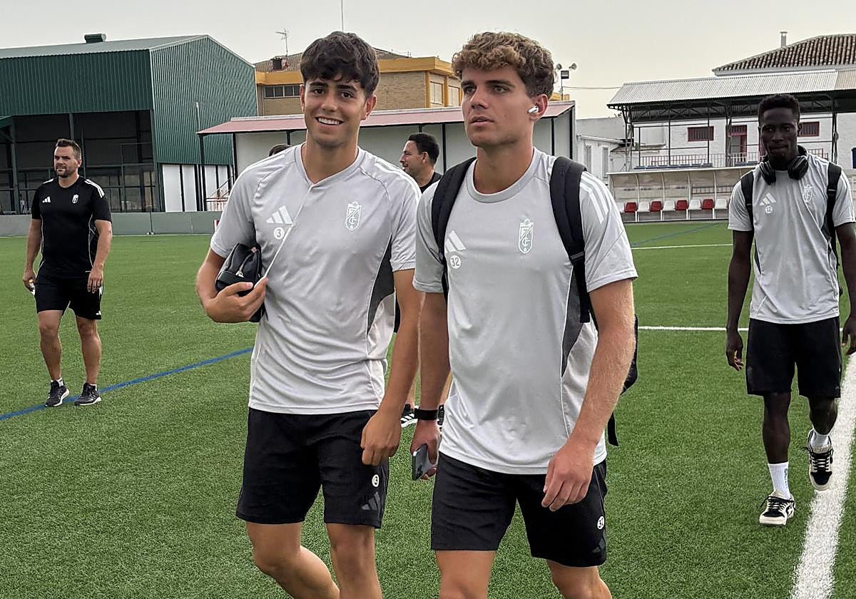 Jugadores del Recreativo Granada esta pretemporada.
