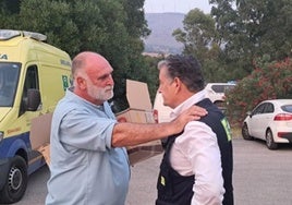 José Andrés y Antonio Sanz mantienen un encuentro en Tarifa.