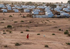 Campo de refugiados en Farchana.