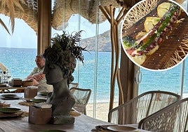 Interior de La Cabaña, en La Herradura.