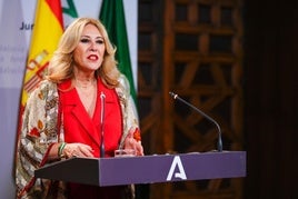 La consejera de Economía, Hacienda y Fondos Europeos y portavoz del Gobierno andaluz, Carolina España.