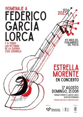 Estrella Morente pondrá voz al homenaje de la Diputación a Lorca en el 89 aniversario de su asesinato